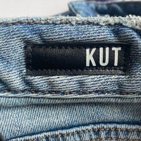 Kut From the Kloth | Catherine Ripped High Waist Slim Boyfriend Jeans In Variety - Picture 10 of 13